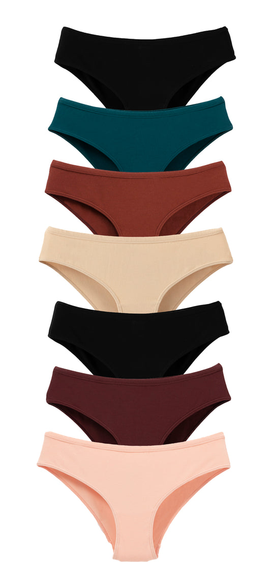 7-Рack Low Waisted Bikini Panties Classic