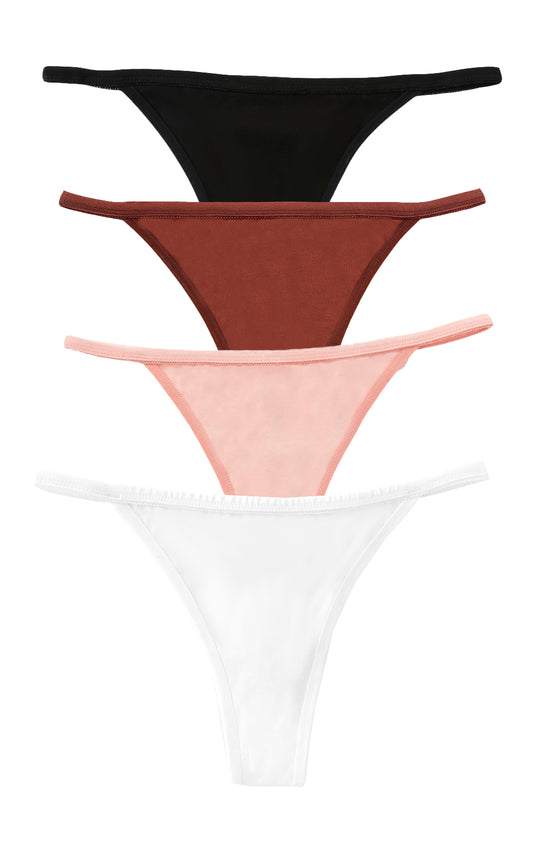 4-Рack String Thongs Neutral