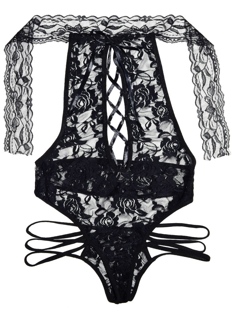 Floral Lace Bodysuit - Unleash Your Radiance