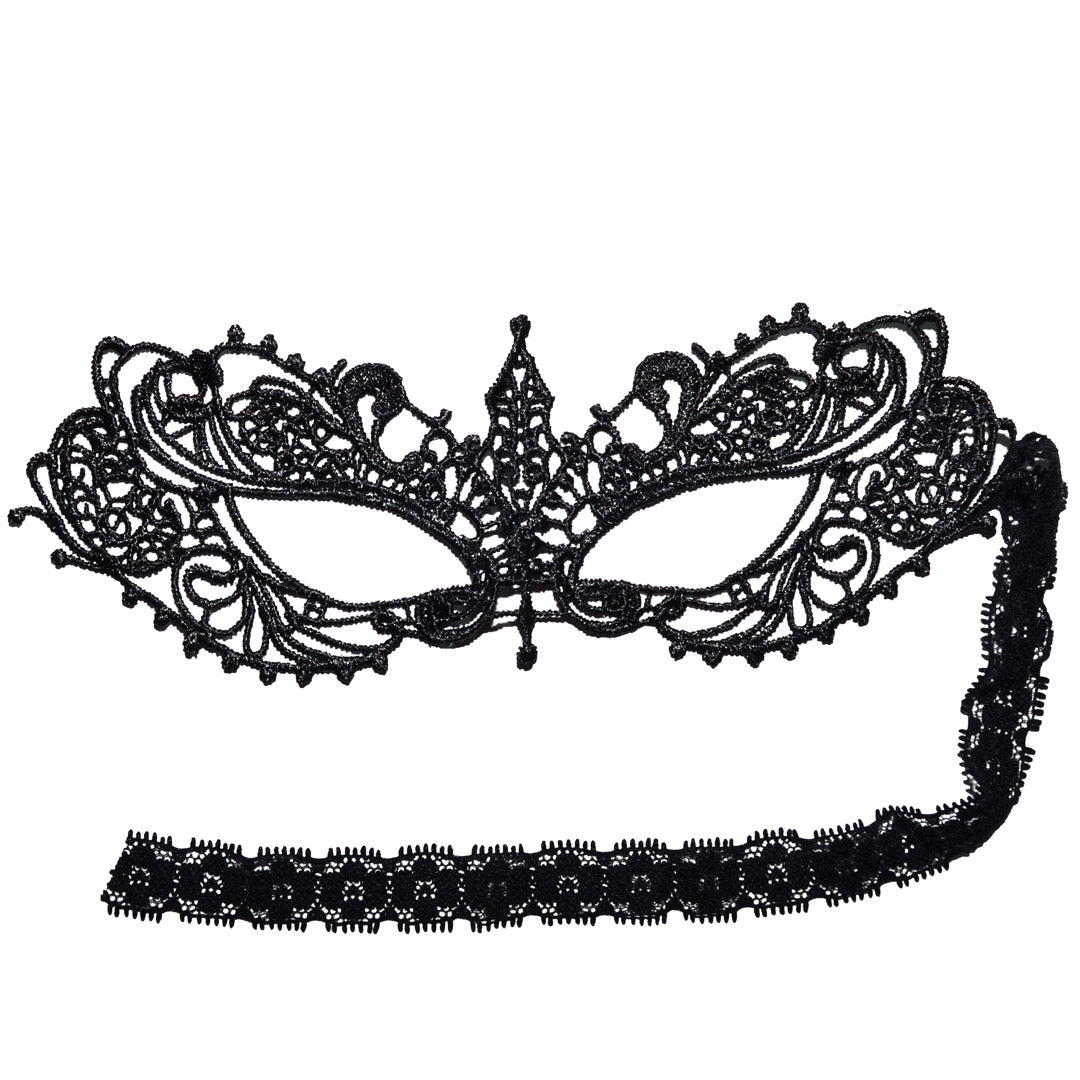 Lace Mask with Elastic Tie