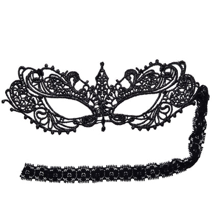 Lace Mask with Elastic Tie