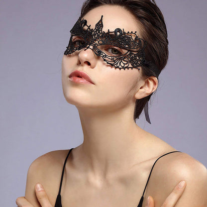 Lace Mask with Elastic Tie