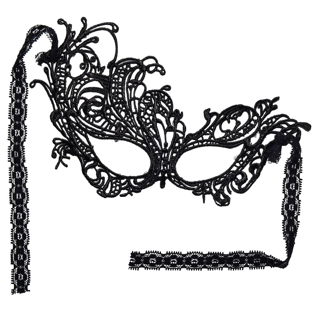 Lace Eye Mask with Elastic Ties