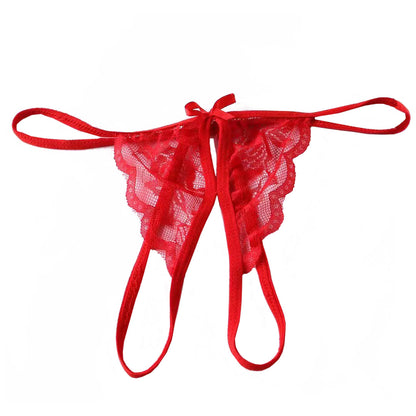 Red Lace Temptation Thong