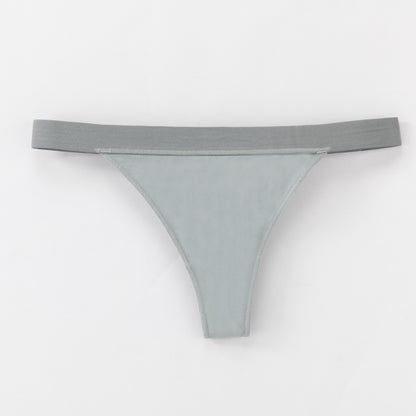 Dipped Cotton Thong Beige