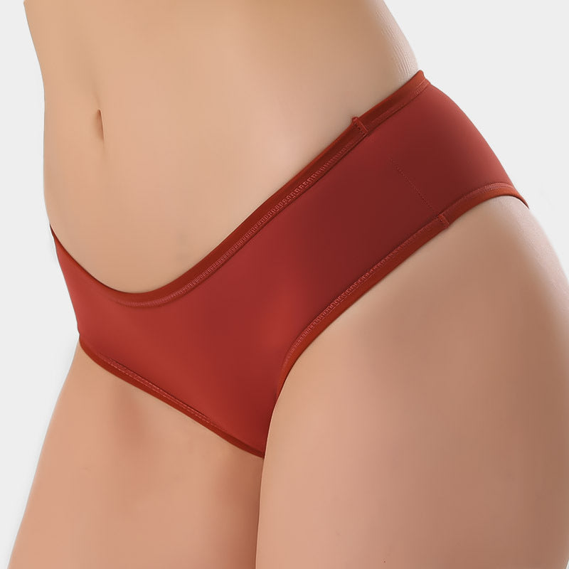 Vivid Maroon Hipster Briefs