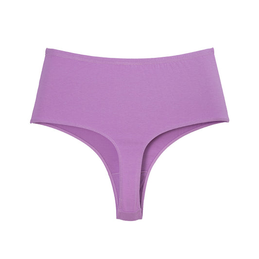 High-Waisted Everyday Thong Lilac
