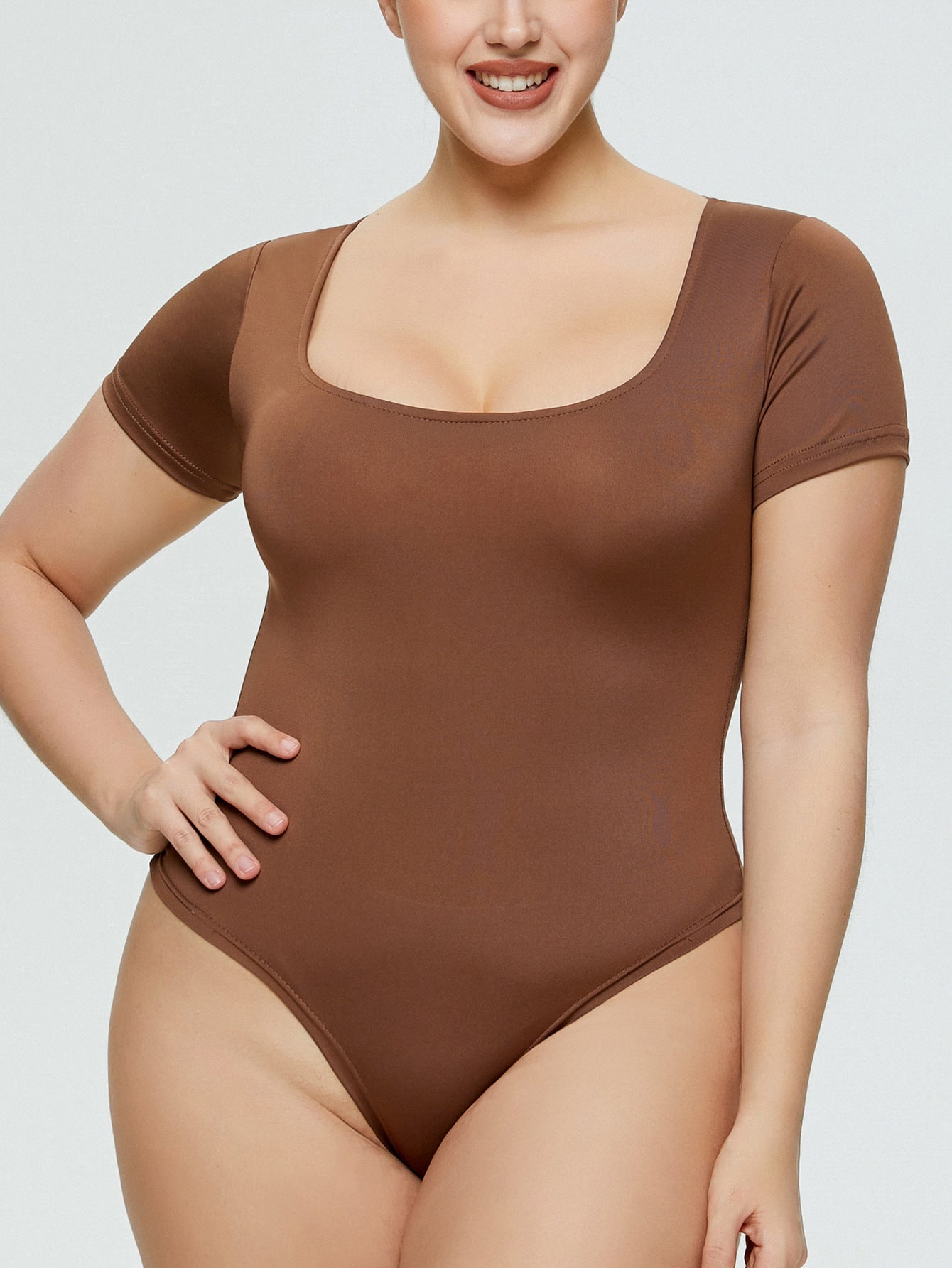 Chic Comfort-Short Sleeve Bodysuit