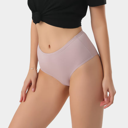 Soft Nude High-Waist Briefs