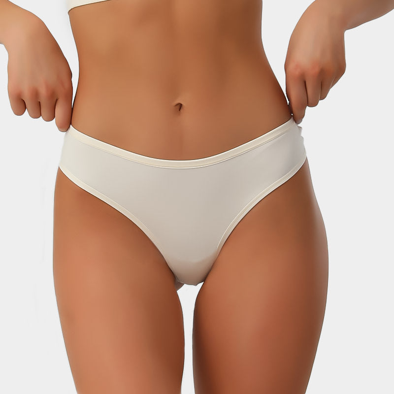 5-Рack High Fitting Cotton Thongs Neutrals