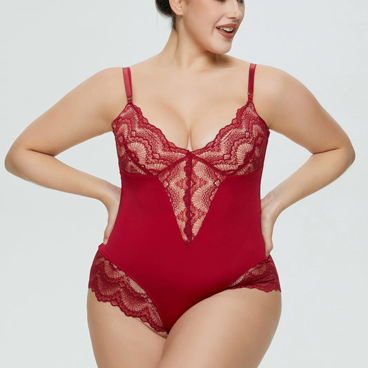 Red Short Sleeve Bodysuit