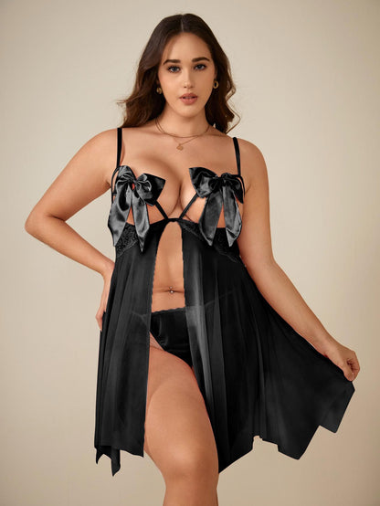 Midnight Velvet Babydoll