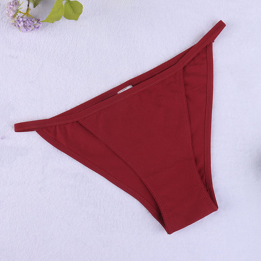 Cotton Briefs with Straps  Red